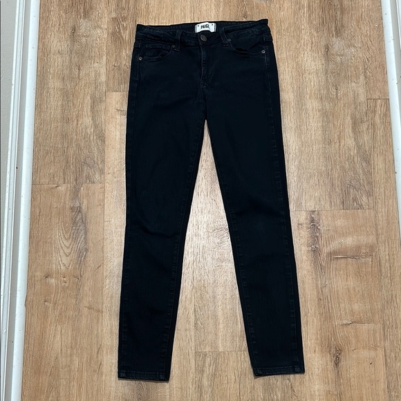 PAIGE | Black Verdugo Ultra Skinny Jeans - Picture 4 of 6